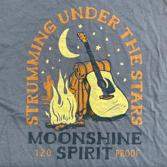 Moonshine Spirit Men’s Fine Grade 120 Proof  Graphic T-Shirt - Picture 3 of 4